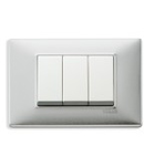 Placa ornament 1modul Vimar(Plana) brushed aluminium