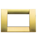 Placa ornament 4 module Vimar(Idea)metal matt gold 