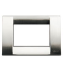 Placa ornament 2 module Vimar(Idea)metal brushed nickel 