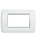 Placa ornament 3 module Rondo Vimar(Idea)metal white 