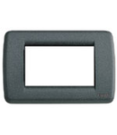 Placa ornament 2 module Rondo Vimar(Idea)metal slate grey  