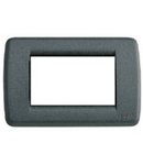 Placa ornament 6 module Rondo Vimar(Idea)metal slate grey  