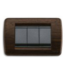 Placa ornament 2 module Rondo Vimar(Idea) wood wenge