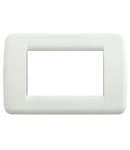 Placa ornament 2 module Rondo Vimar(Idea)Silk granite white