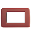 Placa ornament 2 module Rondo Vimar(Idea)Silk red 