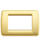 Placa ornament 4 module Rondo Vimar(Idea)metal matt gold 