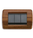 Placa ornament 6 module Rondo Vimar(Idea)wood mahogany 
