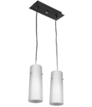 Lampa suspendata LIRA 12,crom satin/alb