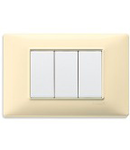 Placa ornament 1modul Vimar(Plana) Tehno-polimer cream