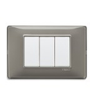 Placa ornament 7 module Vimar(Plana) Reflex ash