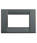 Placa ornament 4 module Vimar(Idea)metal slate grey 