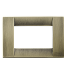 Placa ornament 3 module Vimar(Idea)met.antique brass 