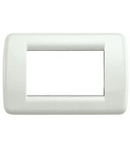 Placa ornament 4 module Rondo Vimar(Idea)techn. granite white  