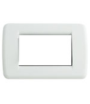 Placa ornament 2 module Rondo Vimar(Idea)Silk white 