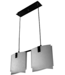 Lampa suspendata TOLDO 12, satin / alb