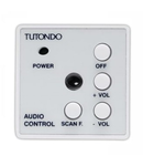 Unitate de control audio pentru o sursa de sunet stereo, crom metal ( argintiu), TUTONDO