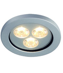 Spot EYEDOWN LED 3x1W LED, lumina rece