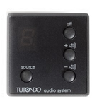 Unitate de control audio pentru 5 surse de sunet, neagra, TUTONDO