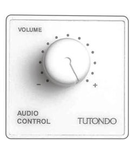 Unitate de control audio de 100V, 20W, crom metal, TUTONDO