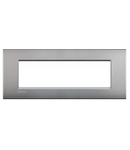 PLACA ORNAMENT 7 MODULE, NICHEL MAT, LIVING LIGHT, BTICINO