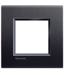 PLACA ORNAMENT, 2 MODULE, ANTRACIT, LIVING LIGHT, BTICINO