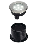 DASAR FLAT LED,0.8W,inox,lumina rece