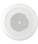 Difuzor rotund activ pentru montaj incastrat, in tavane false, 1-cale,  8W 24 Vcc 97dB, alb, TUTONDO