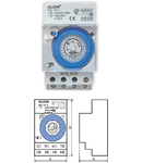 Ceas programator analogic, zilnic, SINA DIN MECANIC+MEM.ALION