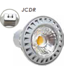 SPOT CU LED - 6W JCDR 230V ??? plastic alb 4500K, MODEL VT-1869