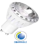 LED Spotlight-  5W GU10 aluminiu Alb Estompat VT-1888D