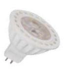 LED Spotlight - 4 * 1W GU5.3 12V plastic alb VT-1834