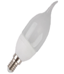 Bec cu LED-uri - 3W E14  lumanare  cu flacara 4500K, VT-1803TP