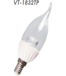 Bec cu LED-uri - 4W E14 lumanare flacara cristal 4500K , VT-1832TP