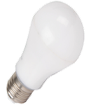 Bec cu LED-uri - 7W E27 A60 termoplastic alb, VT-1828