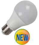 Bec cu LED-uri - 10W E27 A60 termoplastic 4500K,  VT-1853