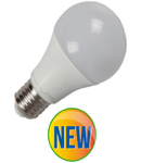 Bec cu LED-uri - 12W E27 A60 termoplastic alb rece 6000K, VT-1864