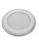 Panel LED spot din sticla, rotund cu schimbare  de culoare  3000K / 4500 K / 6000 K- 12W, VT-1204G-RD