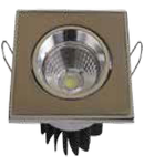 LED Spot 5W COB, patrat cu schimbare unghi, SN alb, VT-1105SQ