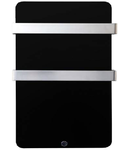 Panou radiant MAGNUM Glassheat Bathroompanel 400W 48x84x14cm negru, termostat inclus