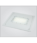 Corp de iluminat cu LED 4M, pentru exterior, 580 x 580 x 61 mm, IP65, 60W, montaj incastrat