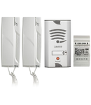 Miniatură KIT VILA AUDIO 4+N fire, set telefoane uz casnic, 3 receptoare, 1 buton - imaginea 1