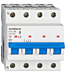 Intrerupator automat tetrapolar MCB, AMPARO 6kA, C 6A, 3P+N
