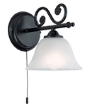 Lampa perete MURCIA negru 220-240V,50/60Hz IP20