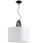 Lampa suspendata Valseno,1x60w,cablu negru-alb