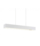 Lampa suspendata Collada,2x6w,argintiu-alb