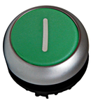 Buton comanda cu revenire verde "I"