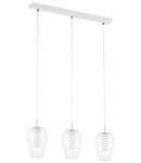 Lampa suspendata VENCINO,3x6w,alb,LED