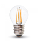 Bec LED Filament,4 w,E27,lumina rece,bulb sticla G45