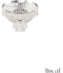Corp de iluminat cu elemente decorative sub forma de perle din cristal 6x40W