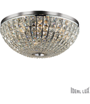 Plafoniera Calypso cu abajur sferic si decoratiuni de cristal 8x40W 